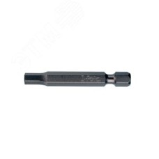 Бита шестигранная HEX 6,0х50мм, упаковка 10шт