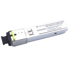Трансивер/ OSNOVO Оптический SFP Модуль GE, одно волокно SM, до 1,25 Гбит/c, SC, до 20км, Tx:1550/Rx:1310, DDM
