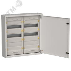 TITAN 5 Корпус металлический ЩРн-72 (2х36) 585х570х140мм IP31 серый (одна дверь) IEK
