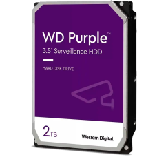 Жесткий диск/ HDD WD SATA3 2TB Purple Video 5400 RPM 64Mb 1 year warranty