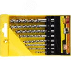 Набор сверл по бетону TOPHammer 8 шт: d 3-4-5-6-6-8-8-10 мм