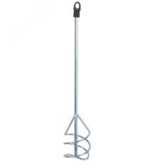 Миксер для строительных смесей оцинкованный Профи 80х400 мм