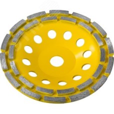 Чашка алмазная шлифовальная Double d 180 мм