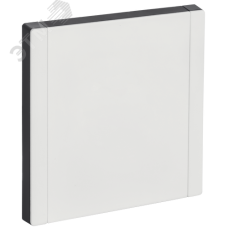 FORTE&PIANO Заглушка с суппортом FP241M металл белый IEK