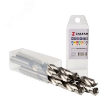 Сверло по металлу, индустриальное, DIN 338, HSS-G, Тип N, 5xD, 13,00 мм, (1 комплект-5 шт)