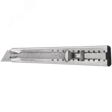 Нож технический ''Техно'' 18 мм, метал.корпус, метал.фиксатор