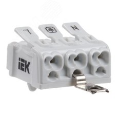 Клемма пружинная соединительная КСПнз3-L+N+PE