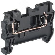 Клемма пружинная КПИ 2в-2,5 31А черный