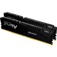 Память оперативная/ Kingston 32GB 5600MT/s DDR5 CL40 DIMM (Kit of 2) FURY Beast Black XMP