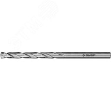 Сверло по металлу сталь Р6М5 класс А, ПРОФ-А 4.3х80мм