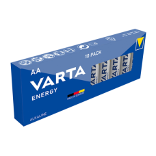 Батарейка AA/ Батарейка Varta ENERGY LR6 AA BOX10 Alkaline 1.5V (4106) (10/400) (10 шт.)