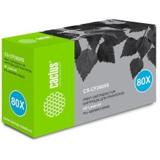 -/ Картридж лазерный Cactus CS-CF280XS CF280X черный (6900стр.) для HP LJ Pro 400/M401/M425