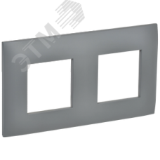 SKANDY Рамка 2-местная SK-F02Gr серый IEK