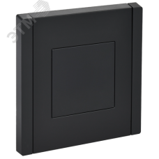 FORTE&PIANO Заглушка с суппортом FP141 черный IEK