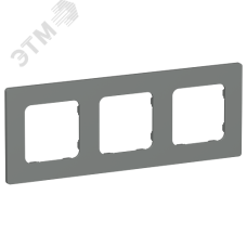 FLITE CLASSIC Рамка 3-местная РУ-3-К-ФлМА мокрый асфальт IEK