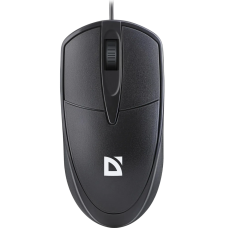 Defender Проводная оптическая мышь Trace MB-989 черн,3D,1,2м,1000dpi