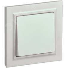 BRITE Выключатель одноклавишный 10А в сборе ВСР10-1-0-БрЖ жемчуг IEK