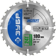 Диск пильный по дереву, 180x20мм 24Т, Быстрорез