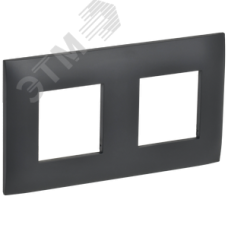 SKANDY Рамка 2-местная SK-F02T титан IEK