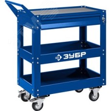 Тележка инструментальная с выдвижным ящиком + 2 полки 820x405x955 мм