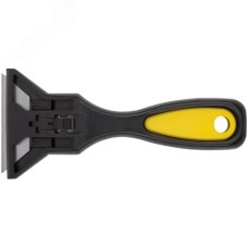 Скребок стекольный усиленный пластиковый, ширина лезвия 60 мм