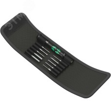 Набор Набор Kraftform Kompakt Micro 11 Electronics 1 11 предметов комплектация: 1x 1013 Kraftform Micro Рукоятка-держатель для насадок 97 мм 3x 851/9 C J PH Насадки Halfmoon: PH 000x44 PH 00x44 PH 0x44 1x 867/9 C TORX Насадки TX 8X44 мм 1x 867/9 C IP TORX