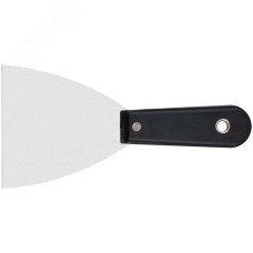 Шпатель с пластиковой ручкой полированный 4'' (100 мм)