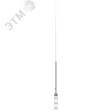 Мачта молниеприемная отдельностоящая L 6м оцинкованная сталь