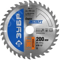 Диск пильный по дереву Оптима 200X30мм 36Т