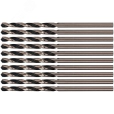 Сверла по металлу HSS черненые 2.5x57 мм (10 шт)