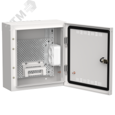 TITAN 5 Корпус мультимедиа ЩРн-12 (1х12) 335х310х140мм IP30 белый IEK