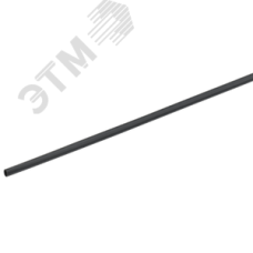 Трубка термоусадочная ТТУ 4/2 черная 1м GENERICA