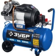 Компрессор воздушный, 400 л/мин, 50 л, 2200 Вт