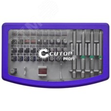 Набор бит в пластиковом боксе ''Монтажный'',  profi, 42 предмета