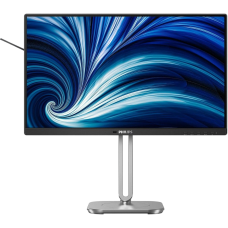 Монитор Philips 24B2N4200 23.8'', 1920x1080, IPS, 120hz, 50M:1, 300cd, 4ms, VGA, HDMI 1.4, DP 1.2, 4xUSB 3.2, Speakers, H. adj 150mm, pivot, VESA, 3Y, Black/ Philips 24B2N4200 23.8'', 1920x1080, IPS, 120hz, 50M:1, 300cd, 4ms, VGA, HDMI