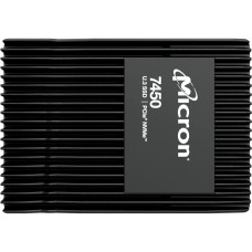 Серверные твердотельные накопители/ Micron SSD 7450 MAX, 1600GB, U.3(2.5" 15mm), NVMe, PCIe 4.0 x4, 3D TLC, R/W 6800/2700MB/s, IOPs 800 000/250 000, TBW 8700, DWPD 3 (12 мес.)