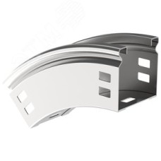 Поворот плавный 45 градусов тип В20 ESCA 50х150 мм