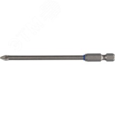 Бита ''ЭКСПЕРТ'' торсионная кованая, обточенная, хромомолибденовая сталь, тип хвостовика E 1/4'', PH1, 100мм, 1шт