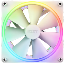 Кулер для корпуса ПК/ Case Cooler NZXT F140 RGB Duo (140x140x25mm, 4-pin PWM, RGB, 84.75CFM, 36dBA, 1800RPM, White)