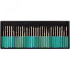 Шарошки, усиленная сталь с алмазным напылением, штифт диаметр 3 мм, 30 шт