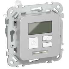 FLITE Термостат электронный с дисплеем 16А Т-ФлА алюминий IEK