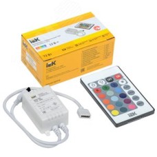 Контроллер с ПДУ ИК RGB 3 канала 12В 2А 72Вт
