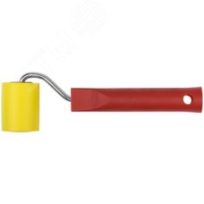 Валик прижимной резиновый, для обоев, желтый 50 мм