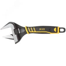 Ключ разводной Стайл, узкие губки, шкала, экстра увеличенный захват, прорезиненная ручка 250 мм, 50 мм