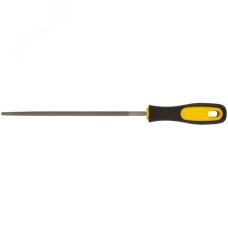 Напильник, прорезиненная ручка, круглый 200 мм