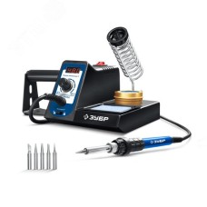 Станция паяльная цифровая, ПС-60Ц, 9-в-1, 90 - 480°C, 60 Вт