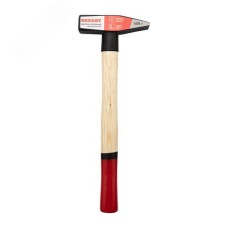 Молоток слесарный с деревянной рукояткой 400 г