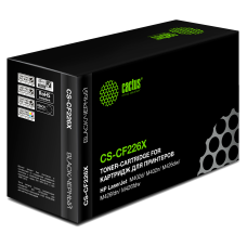 -/ Картридж лазерный Cactus CS-CF226X CF226X черный (9000стр.) для HP LJ M402d/M402n/M426dw/M426fdn/M42