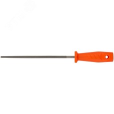 Напильник, пластиковая ручка, круглый 200 мм