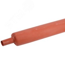 Трубка термоусаживаемая ТТШс 100/40 10кВ 2.5:1 красная (1м)